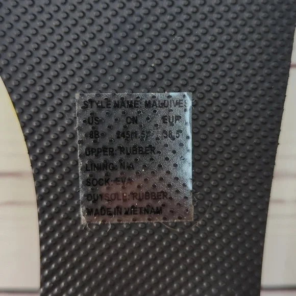 Kate Spade Flip Flops Women's Feldon Giraffe Sandal Yellow Black NWT Size 7/8 - Picture 11 of 16